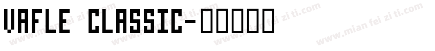 Vafle Classic字体转换